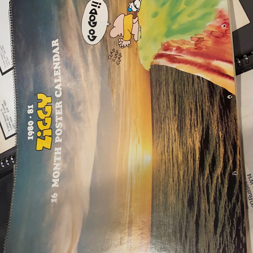 ZIGGY 16 month calendar
